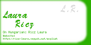 laura ricz business card